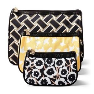 DVF Target travel pouches -set of 3